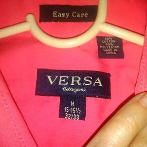 Coral men's dress shirt size M  15 1/2 32-33 excellent condition